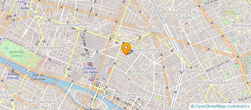 localisation de l'entreprise CHAPON LUX  PARIS