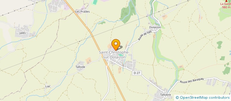 localisation de l'entreprise CHAPON PATRICE  BAINS