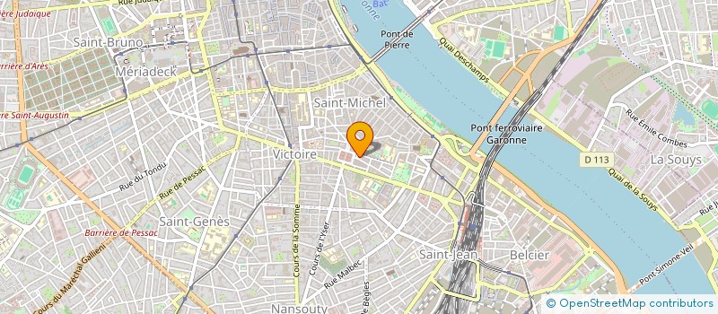 localisation de l'entreprise CHAPON SA à BORDEAUX