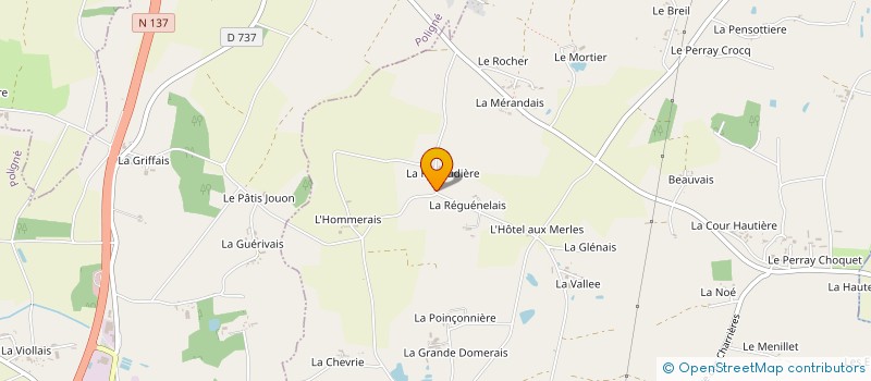 localisation de l'entreprise CHAPON SARL  CREVIN