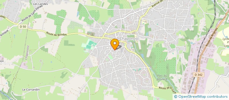 localisation de l'entreprise CHAPONOST DIS  CHAPONOST