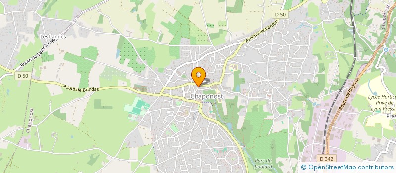 localisation de l'entreprise CHAPONOST FIDELITE  CHAPONOST