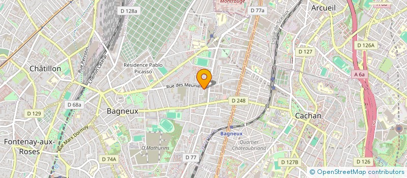 localisation de l'entreprise CHAPOUCHA à BAGNEUX