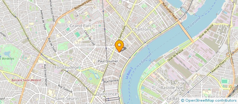 localisation de l'entreprise CHAPOVAL  BORDEAUX