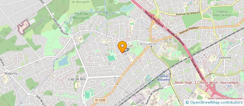 localisation de l'entreprise CHAPPE  PESSAC