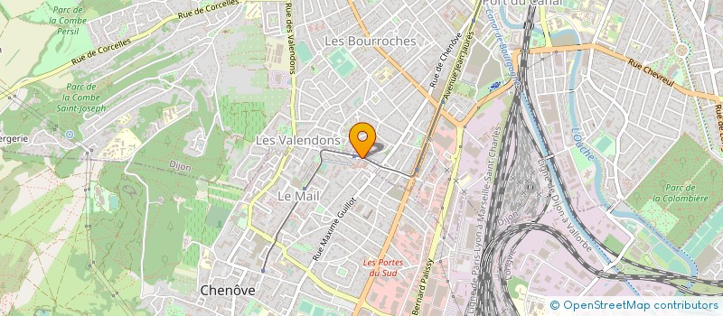 localisation de l'entreprise CHAPPEAU à CHENOVE