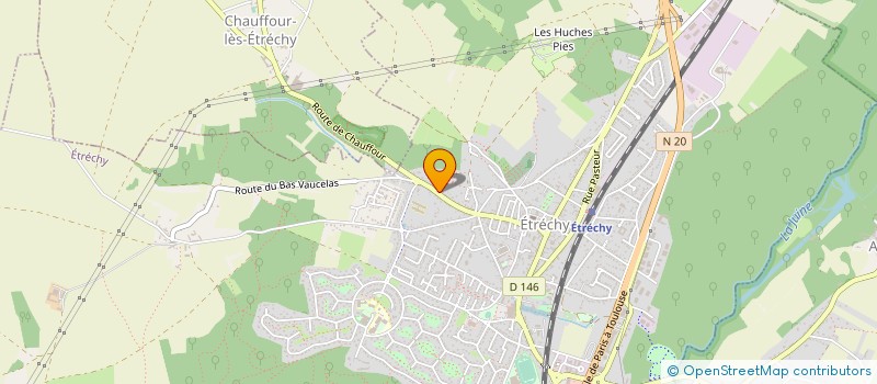 localisation de l'entreprise CHAPPEY JEROME  ETRECHY