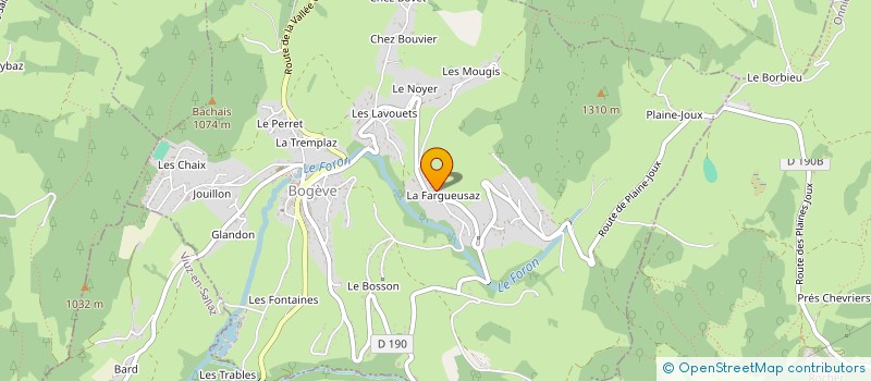 localisation de l'entreprise CHAPPOT VALERIAN LECOMTE  BOGEVE