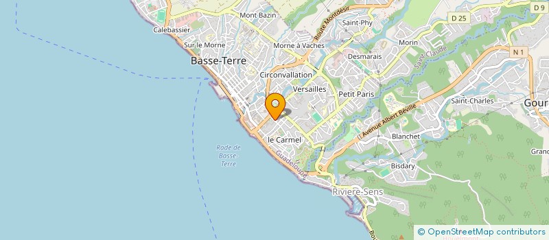 localisation de l'entreprise CHAPPY à BASSE-TERRE