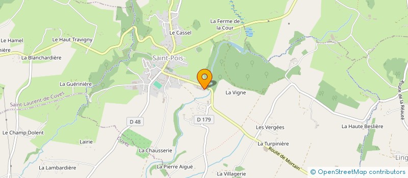 localisation de l'entreprise CHAPPY  SAINT-POIS