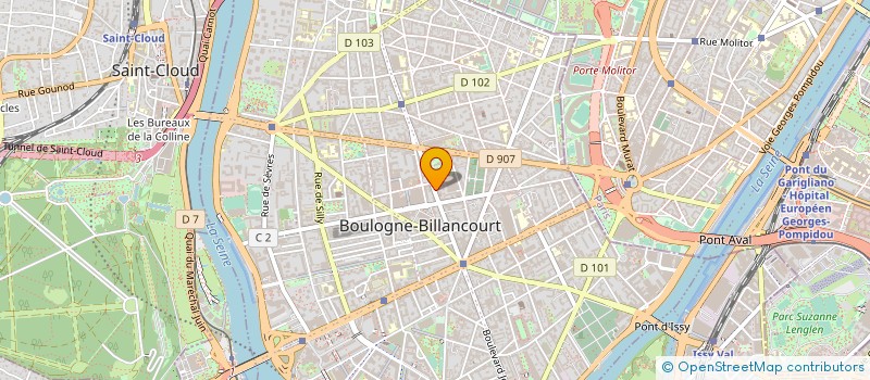 localisation de l'entreprise CHAPRON JULIE à BOULOGNE-BILLANCOURT