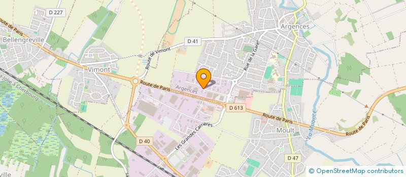 localisation de l'entreprise CHAPRON PERE ET FILS  ARGENCES