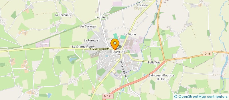 localisation de l'entreprise CHAPS  BOUVRON