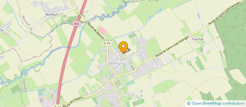 localisation de l'entreprise CHAPSWINE  DEMIGNY