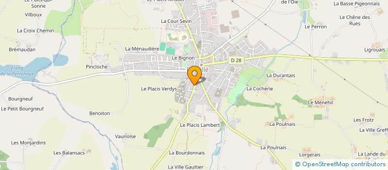 localisation de l'entreprise CHAPTAL  ROMILLE