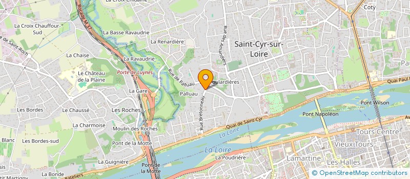localisation de l'entreprise CHAPTAL&CO à SAINT-CYR-SUR-LOIRE