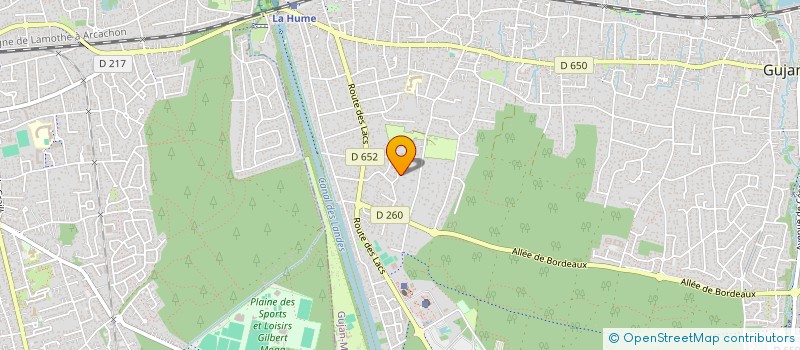 localisation de l'entreprise CHAPTAL IMMOBILIER à GUJAN-MESTRAS