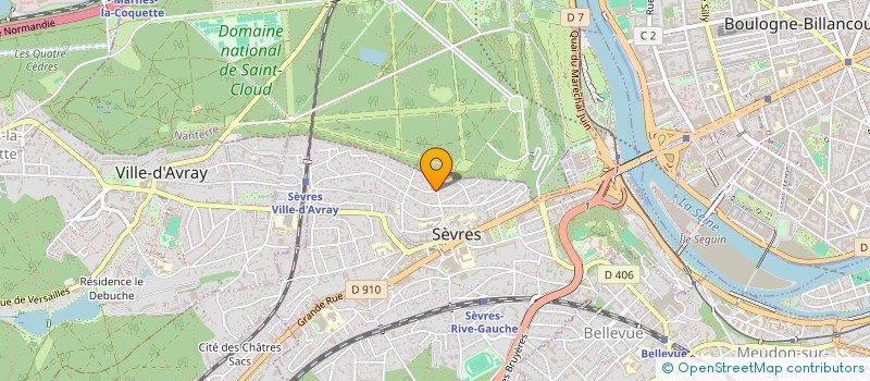 localisation de l'entreprise CHAPTER J à SEVRES