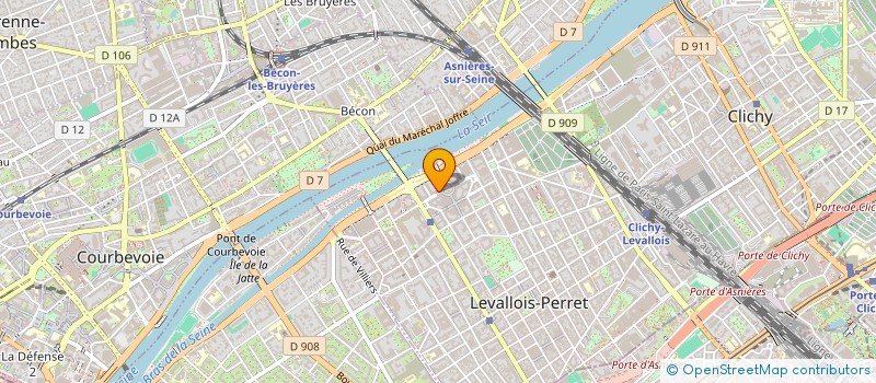 localisation de l'entreprise CHAPTERS à LEVALLOIS-PERRET