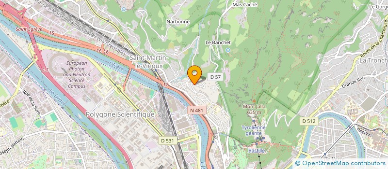 localisation de l'entreprise CHAPUIS  SAINT-MARTIN-LE-VINOUX