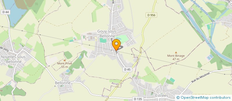 localisation de l'entreprise CHAPUIS  GOUY-SOUS-BELLONNE