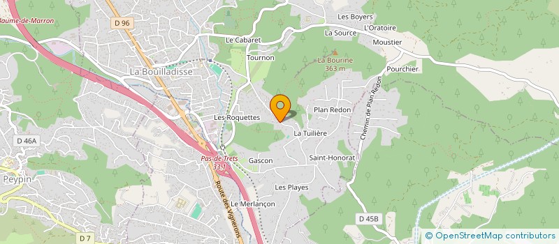 localisation de l'entreprise CHAPUIS  LA BOUILLADISSE