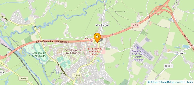 localisation de l'entreprise CHAPUIS DISTRIBUTION à PARAY-LE-MONIAL