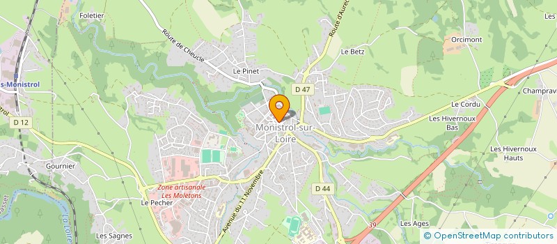 localisation de l'entreprise CHAPUIS PASCALINE à MONISTROL-SUR-LOIRE