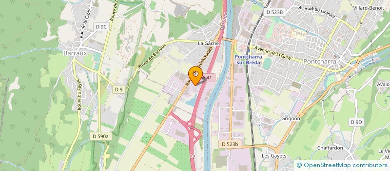 localisation de l'entreprise CHAPUIS PERE ET FILS à BARRAUX