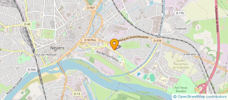 localisation de l'entreprise CHAPUISET G ET MANGEMATIN B à NEVERS
