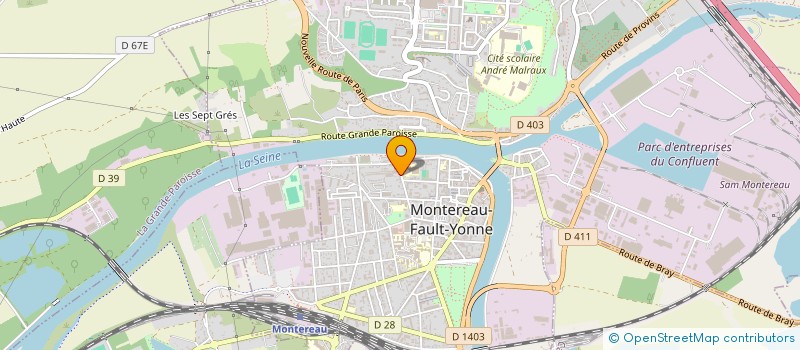 localisation de l'entreprise CHAPUS à MONTEREAU-FAULT-YONNE