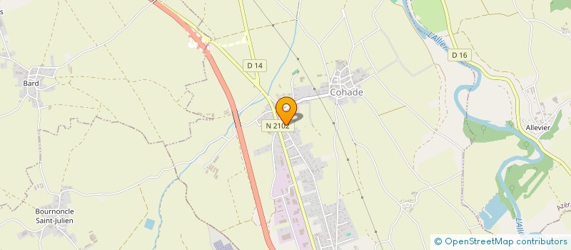 localisation de l'entreprise CHAPUT ENERGIES à SAINT-BEAUZIRE