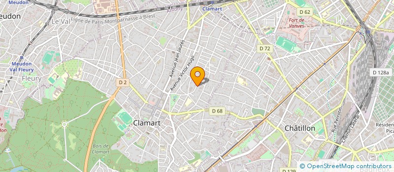 localisation de l'entreprise CHAPUT ET BRULE à CLAMART