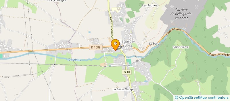 localisation de l'entreprise CHAPUT MECANIQUE GENERALE à BELLEGARDE-EN-FOREZ