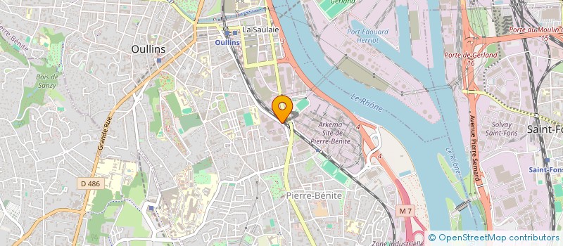localisation de l'entreprise CHAPUY OULLINS  OULLINS-PIERRE-BENITE