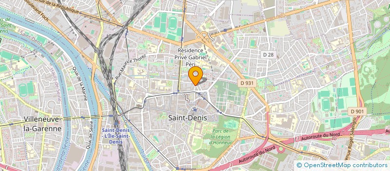 localisation de l'entreprise CHAQUE COEUR COMPTE à SAINT-DENIS