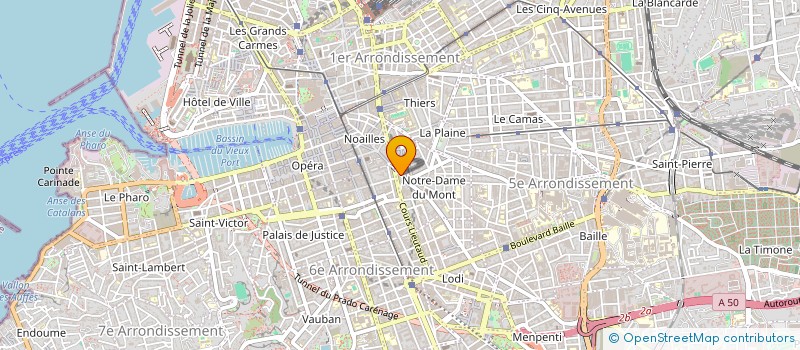 localisation de l'entreprise CHAQUE JOUR COMPTE (CJC) à MARSEILLE