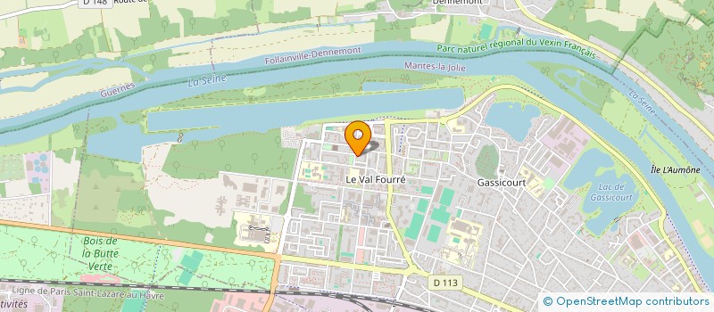 localisation de l'entreprise CHAQUE SECONDE COMPTE  MANTES-LA-JOLIE