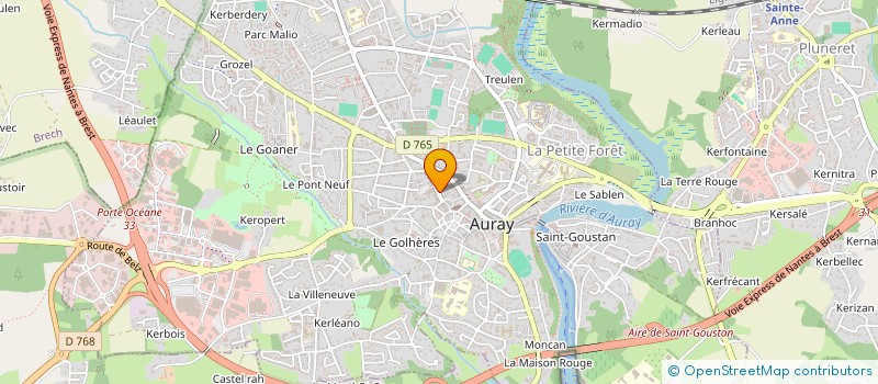 localisation de l'entreprise CHAR'LINE à AURAY