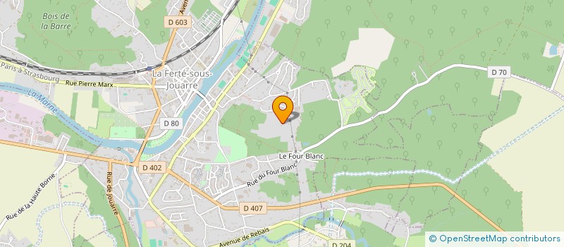 localisation de l'entreprise CHAR SAS à LA FERTE-SOUS-JOUARRE
