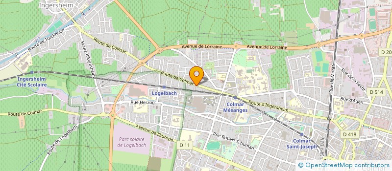 localisation de l'entreprise CHARA à COLMAR