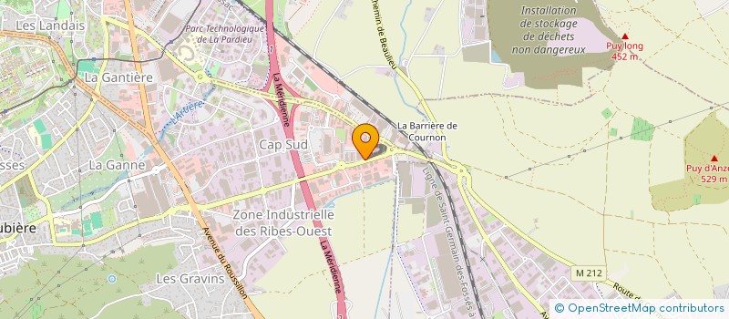 localisation de l'entreprise CHARADE AUTO SPORT  AUBIERE