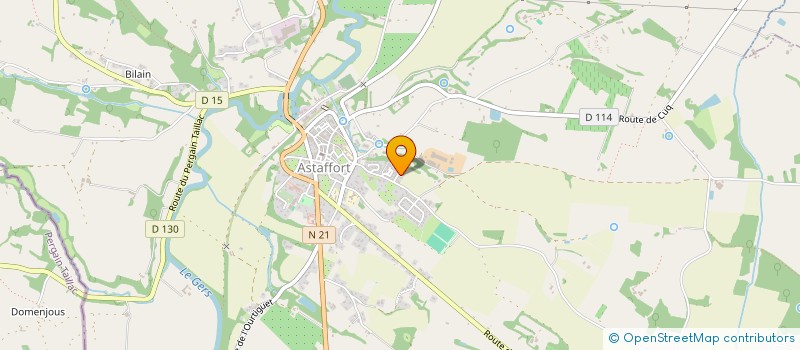 localisation de l'entreprise CHARADE P  ASTAFFORT