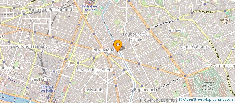 localisation de l'entreprise CHARADES PRODUCTIONS  PARIS