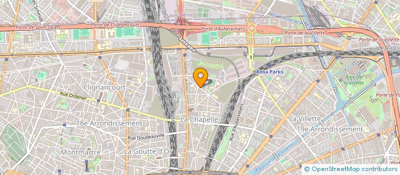 localisation de l'entreprise CHARAF COIFFURE  PARIS