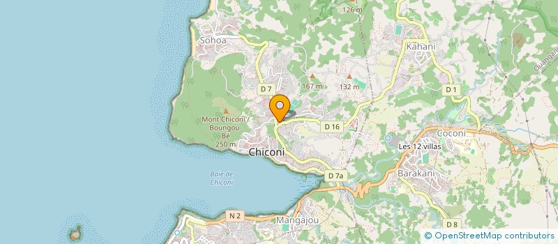 localisation de l'entreprise CHARAFA LIANAMI à CHICONI