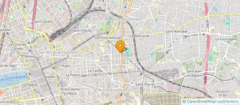 localisation de l'entreprise CHARAFE JB ET MOREAU M à MARSEILLE 4EME