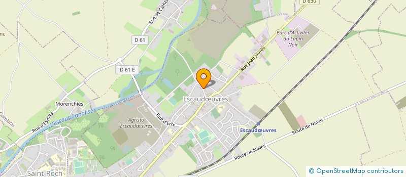 localisation de l'entreprise CHARAI  ESCAUDUVRES