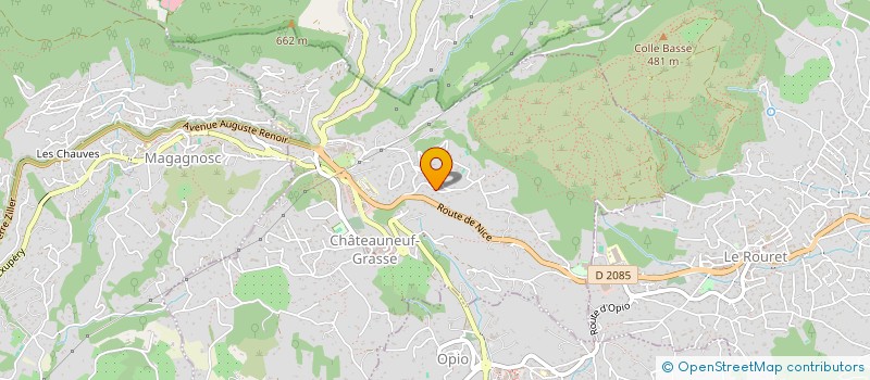 localisation de l'entreprise CHARAMEL  CHATEAUNEUF-GRASSE