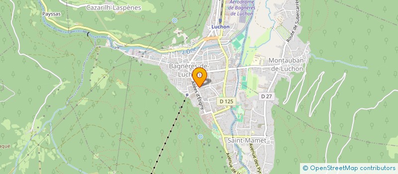 localisation de l'entreprise CHARANSE - INDIVISION BINOT - CREISSEN  BAGNERES-DE-LUCHON